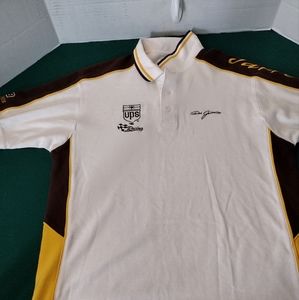 VTG Nascar UPS Racing Dale Jarrett Polo Collared Shirt L Chase Authentic. In ex